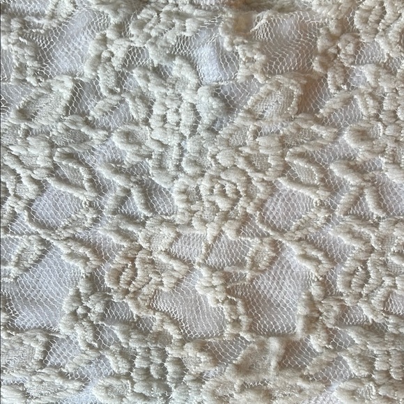 Abercrombie & Fitch Lace Crop Top Cream - Picture 7 of 7